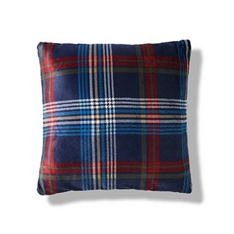 Cuddl Duds® Plaid Print Plush Throw Pillow