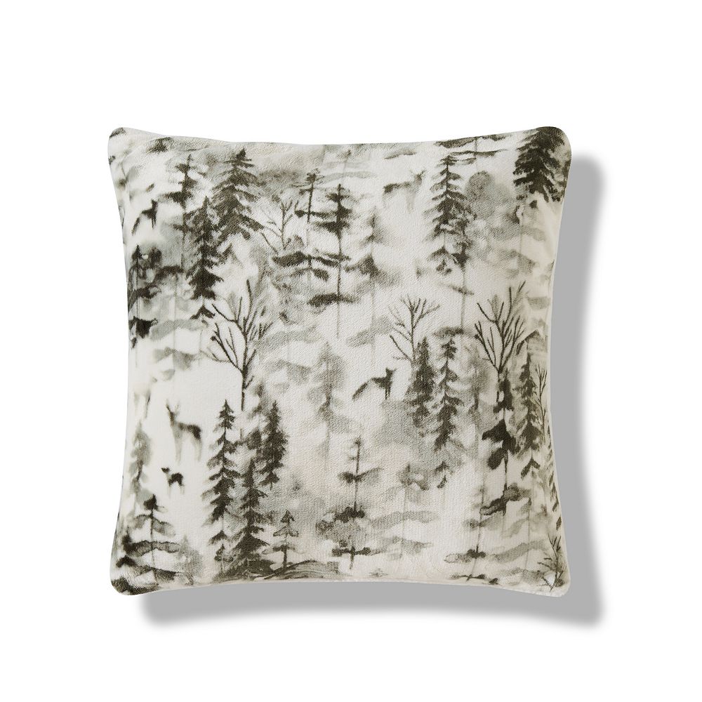 Cuddl Duds® Watercolor Forest Plush Throw Pillow