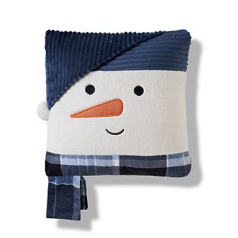 Cuddl Duds® Square Snowman Decorative Pillow