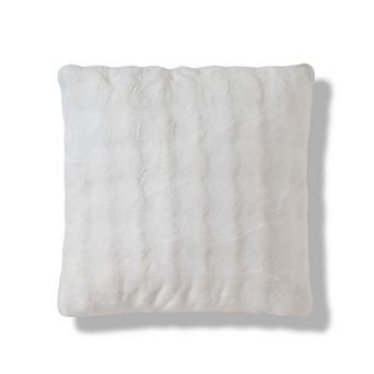 Cuddl Duds® Ivory Bubble Faux Fur Decorative Pillow