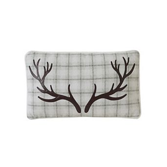 Cuddl Duds® Faux Wool Antlers Throw Pillow