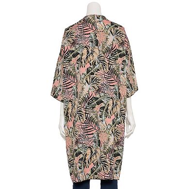 Women's Couture Gems Safari Print Kimono