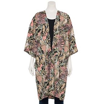 Women's Couture Gems Safari Print Kimono