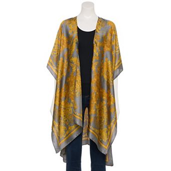 Women's Couture Gems Gold Florets Kimono