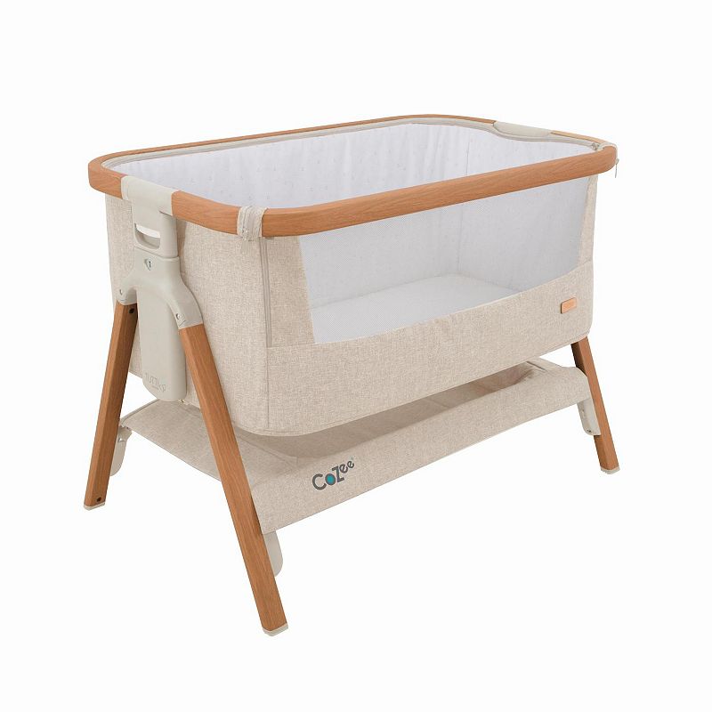 Tutti Bambini CoZee Bedside Bassinet, Scandinavian Brown