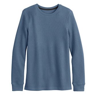 Boys 8-20 Sonoma Goods For Life® Supersoft Long Sleeve Thermal Crew in Regular & Husky