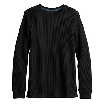 Boys 8-20 Sonoma Goods For Life® Supersoft Long Sleeve Thermal Crew in Regular & Husky