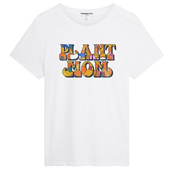 Women's Suburban Riot Plant Mom Loose Graphic Tee