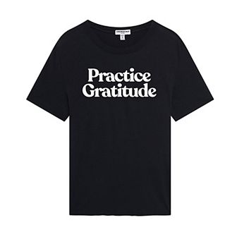 Women's Suburban Riot Practice Gratitude Loose Graphic Tee