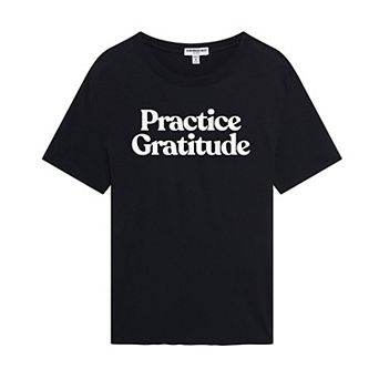 Women's Suburban Riot Practice Gratitude Loose Graphic Tee