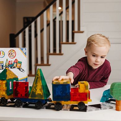 Tytan Magnetic Tiles Disney’s Mickey Mouse Jumbo Train 112-pc. Magnetic Tile Set