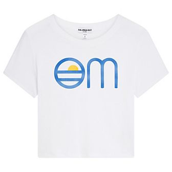 Women's Suburban Riot Om Crop Graphic Tee