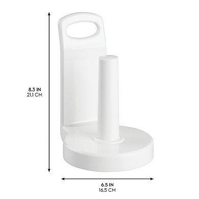 iDesign Carry Handle Countertop Paper Towel Holder
