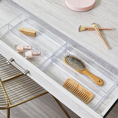 iDesign Clarity Collection Stackable Drawer Organizer - Set of 4