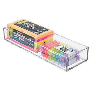 iDesign Clarity Collection Stackable Drawer Organizer - Set of 4