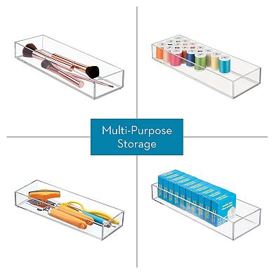iDesign Clarity Collection Stackable Drawer Organizer - Set of 4