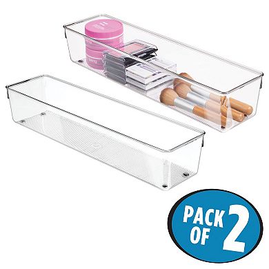 iDesign Linus Collection Plastic Drawer Organizer - Set of 2