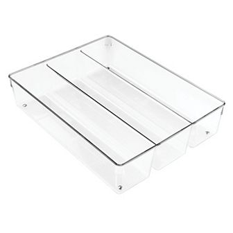 iDesign Linus Collection Recycled Plastic Grand Utensil Organizer