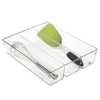 iDesign Linus Collection Recycled Plastic Grand Utensil Organizer