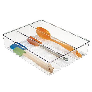 iDesign Linus Collection Recycled Plastic Grand Utensil Organizer