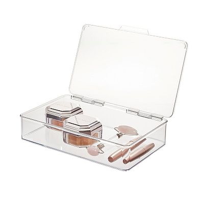 iDesign Kitchen Binz Collection Plastic Stackable Storage Bin with Lid