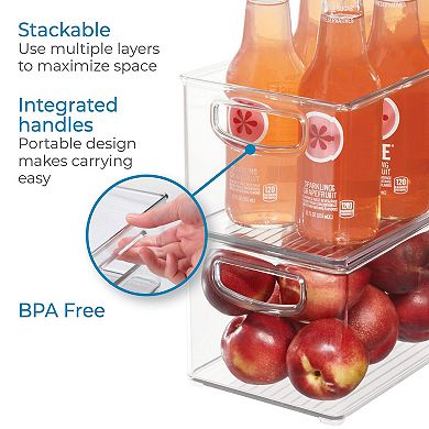 iDesign Plastic Stackable Pantry Bin