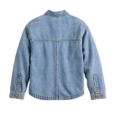 Girls 6-12 SO® Oversized Denim Jacket in Regular & Plus Size