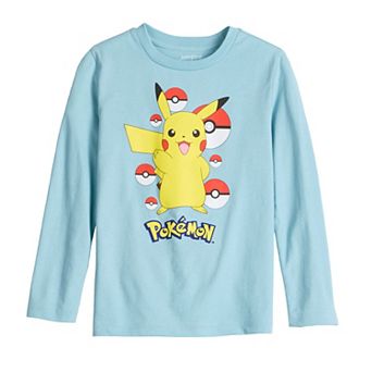 Boys 4-12 Jumping Beans® Pokémon Pikachu Long Sleeve Graphic Tee