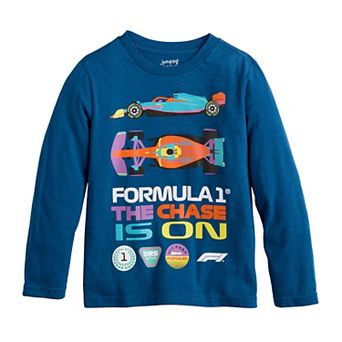 Boys 4-12 Jumping Beans® Formula 1 Chase Is On Long Sleeve Graphic Tee