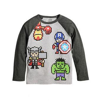 Boys 4-12 Jumping Beans® Marvel Avengers Long Sleeve Graphic Tee