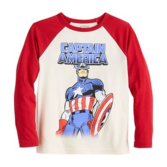 Boys 4-12 Jumping Beans® Marvel Captain America Long Sleeve Graphic Tee