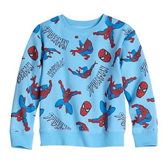 Boys 4-12 Jumping Beans® Marvel Spider-Man Allover Print Graphic Pullover
