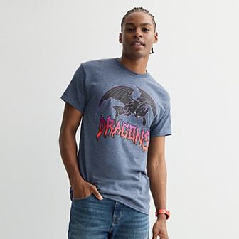 Men's How To Train Your Dragon Toothless Dragons Graphic Tee