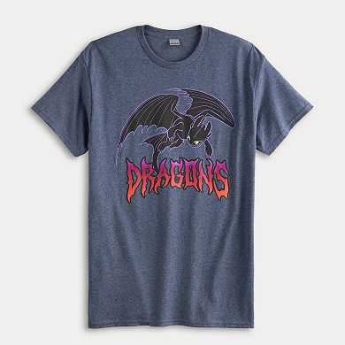 Men's How To Train Your Dragon Toothless Dragons Graphic Tee