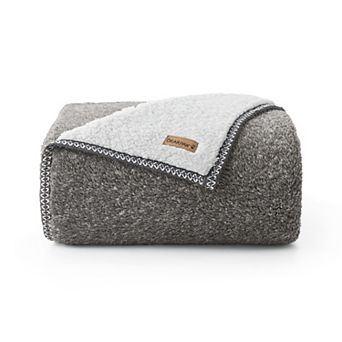 Bearpaw Ashford Melange Sherpa Throw Blanket