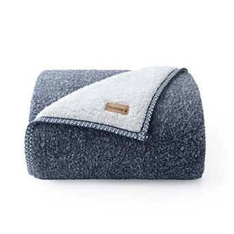 Bearpaw Ashford Melange Sherpa Throw Blanket