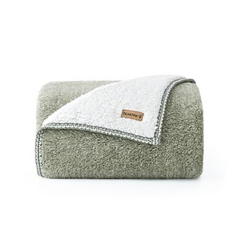 Bearpaw Ashford Melange Sherpa Throw Blanket