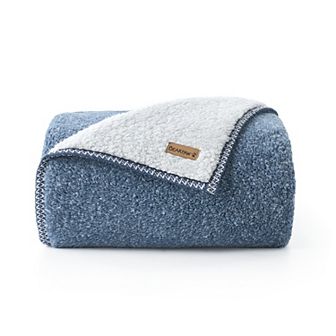 Bearpaw Ashford Melange Sherpa Throw Blanket