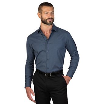 Men's Nautica Wrinkle-Free Slim Fit Dress Shirt