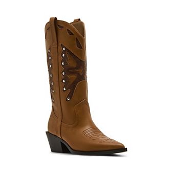 madden girl Saloonn Women's Butterfly Cowboy Boots
