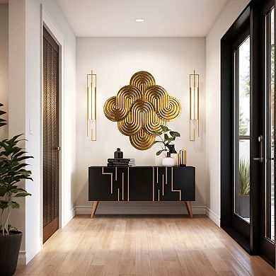 Storied Home Decorative Waves Metal Wall Art