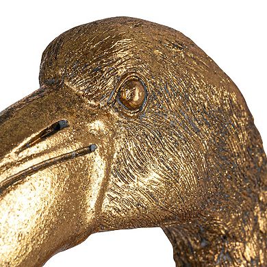 Storied Home Decorative Resin Bird Bust Wall Decor