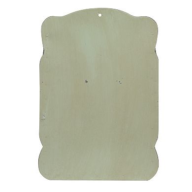 Storied Home Embossed Distressed Finish Metal Post Box