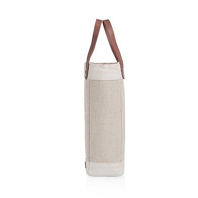 Legacy Pinot Jute Single Bottle Insulated Wine Bag