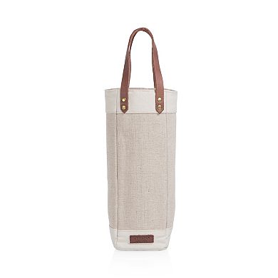 Legacy Pinot Jute Single Bottle Insulated Wine Bag