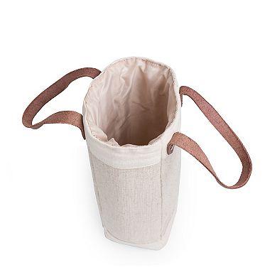 Legacy Pinot Jute Single Bottle Insulated Wine Bag