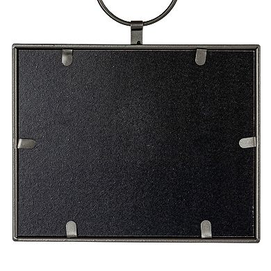 Storied Home Metal and Wood Framed Landscape Wall Art with Hanging Bracket