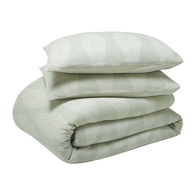 SUPERIOR Manali Cotton Woven Breathable Geometric Comforter & Sham Set