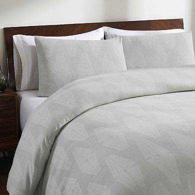 SUPERIOR Manali Cotton Woven Breathable Geometric Comforter & Sham Set