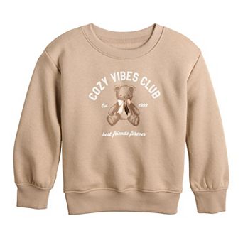 Baby & Toddler Girl Jumping Beans® Core Fleece Crew Sweatshirt